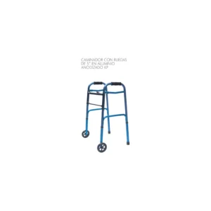 Caminador con Ruedas de 5 Pulgadas Plegable — Konfort