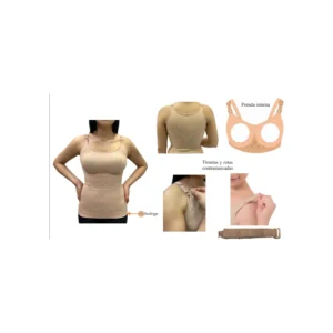 Camisilla Para Lactancia Hilados De Cobre Beige L/XL — Medivaric