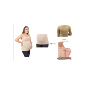 Camisilla Tirantes Materna Hilado De Cobre Beige L/XL — Medivaric