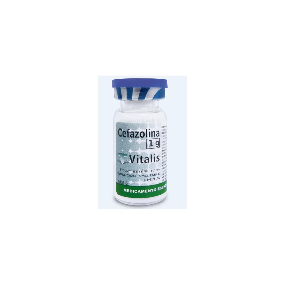 Cefazolina Sódica 1 g Inyectable - Vitalis