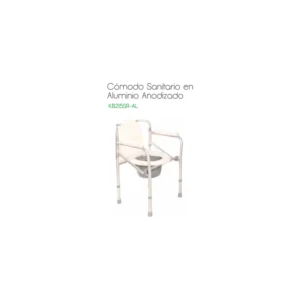 Cómodo Sanitario en Aluminio Anodizado 46 cm — Konfort