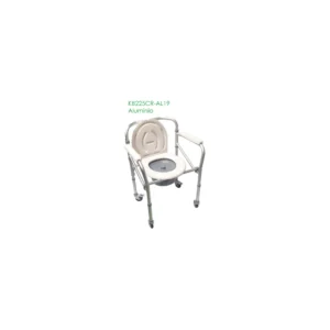 Cómodo Sanitario Plegable con Ruedas 44 cm — Konfort