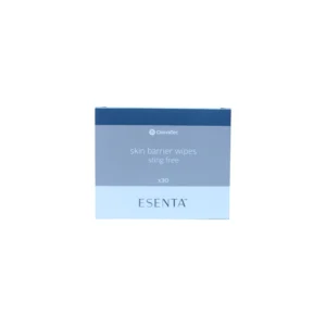 Caja de toallitas Esenta Sting Free de Convatec, protector cutáneo en sobres individuales
