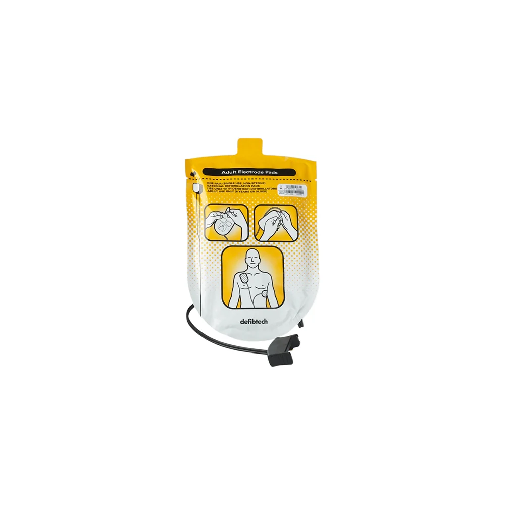 Almohadillas de desfibrilación (electrodos) para desfibrilador Defibtech Lifeline