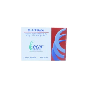 Dipirona Solución Inyectable 2.5 g/5 ml - ECAR