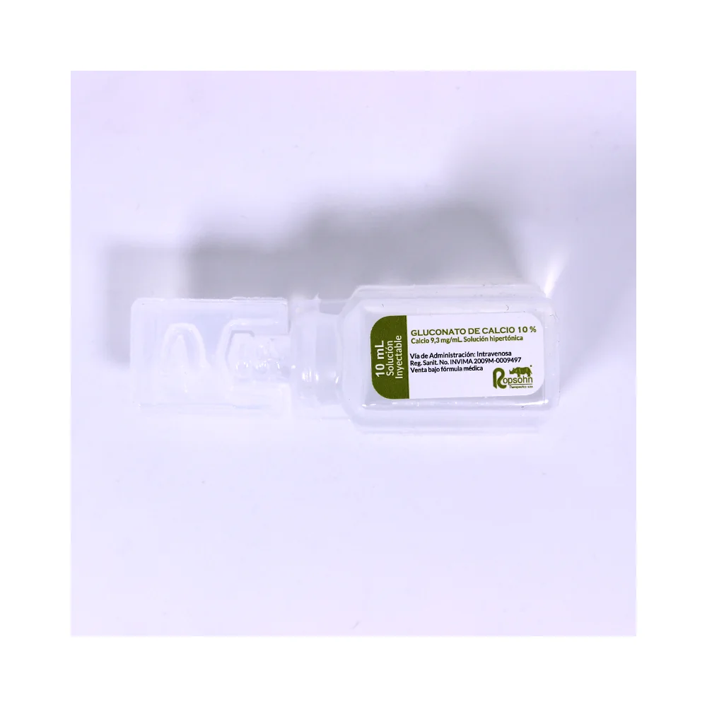 Gluconato de Calcio 10% Ampolla 10 ml - Ropsohn