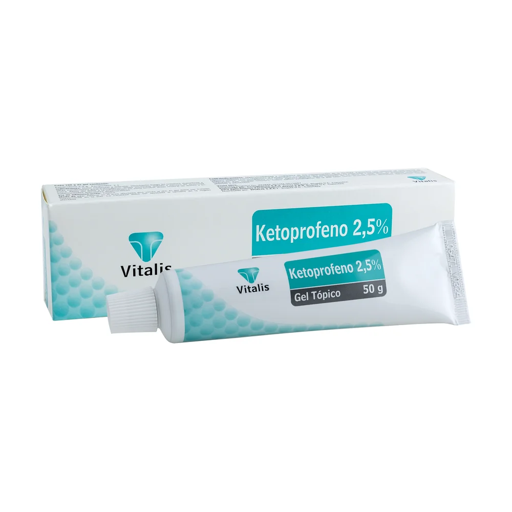 Ketoprofeno 2.5% Gel 50 g - Vitalis