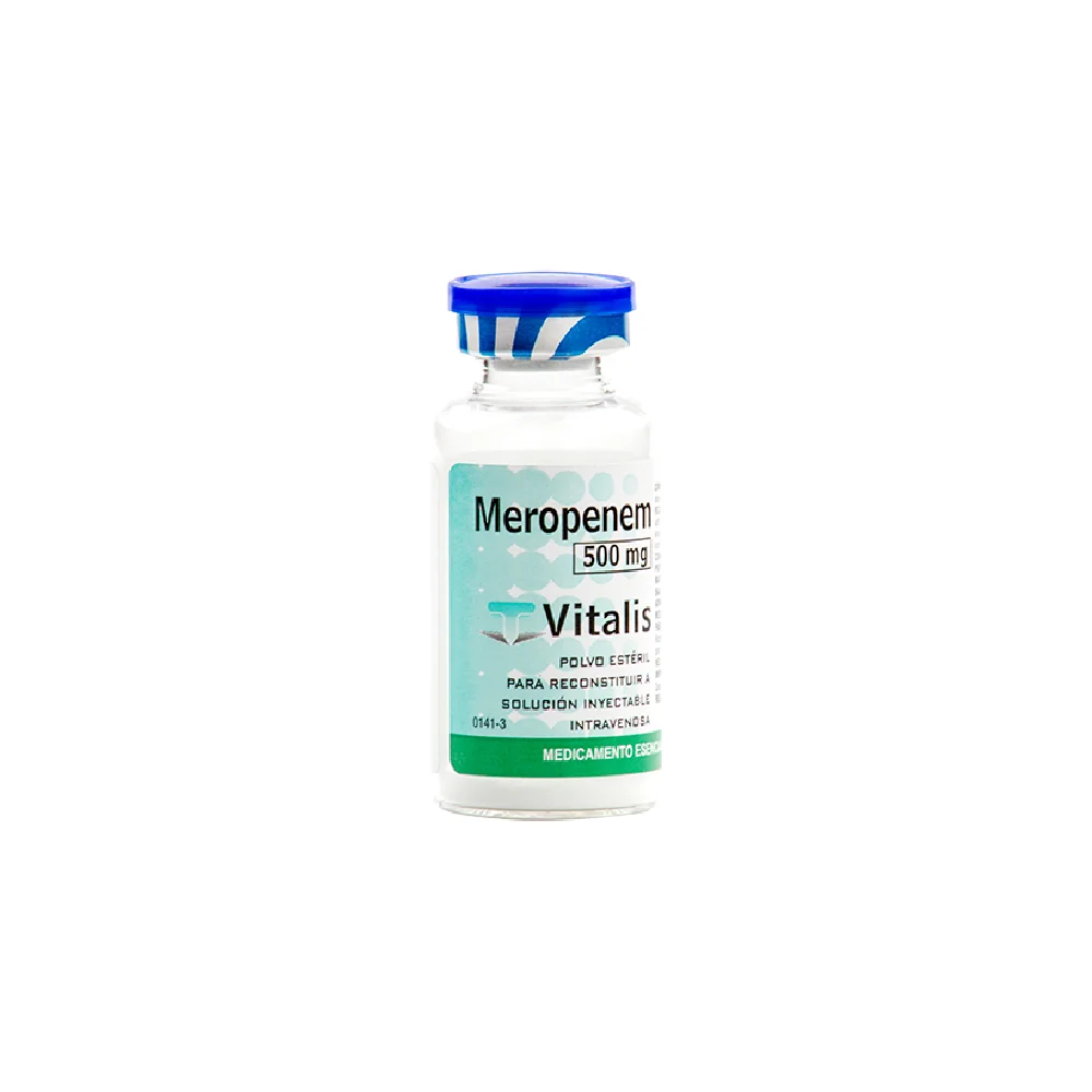 Meropenem Inyectable 500 mg - Vitalis