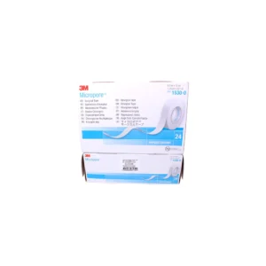 Rollo de cinta quirúrgica Micropore Blanco 3M de papel microporoso hipoalergénico
