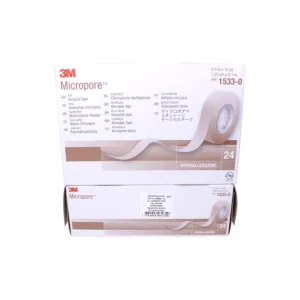 Rollo de cinta quirúrgica Micropore Color Piel 3M de papel microporoso hipoalergénico