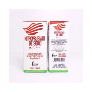 Nitroprusiato de Sodio Solución Inyectable - ECAR
