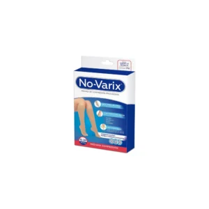 Media de compresión No-Varix línea Colors con diseño de rombos, compresión de 15-20 mmHg