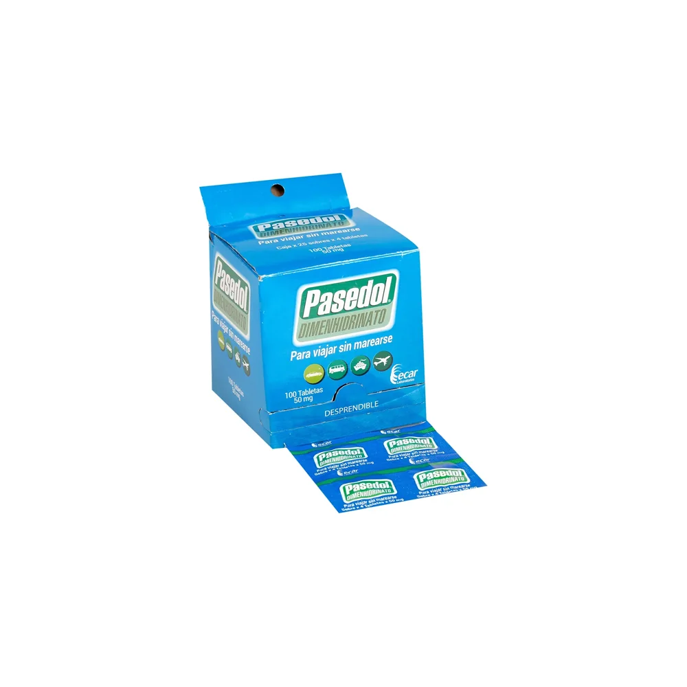 Pasedol Dimenhidrinato 50 mg - ECAR