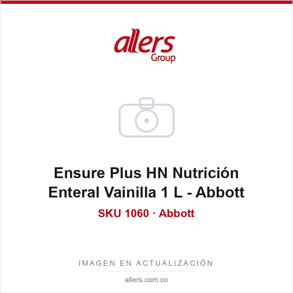 Ensure Plus HN Nutrición Enteral Vainilla 1 L - Abbott
