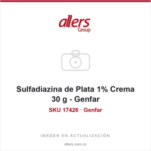 Sulfadiazina de Plata 1% Crema 30 g - Genfar