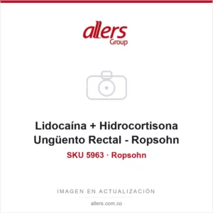 Lidocaína + Hidrocortisona Ungüento Rectal - Ropsohn
