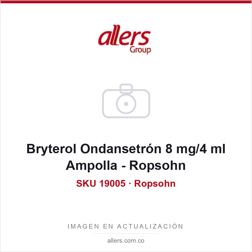 Bryterol Ondansetrón 8 mg/4 ml Ampolla - Ropsohn