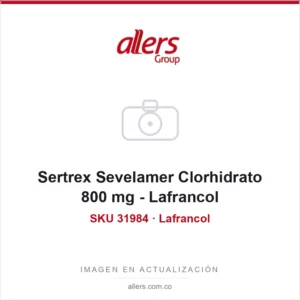 Sertrex Sevelamer Clorhidrato 800 mg - Lafrancol