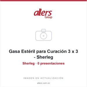 Gasa Estéril para Curación 3 x 3 - Sherleg