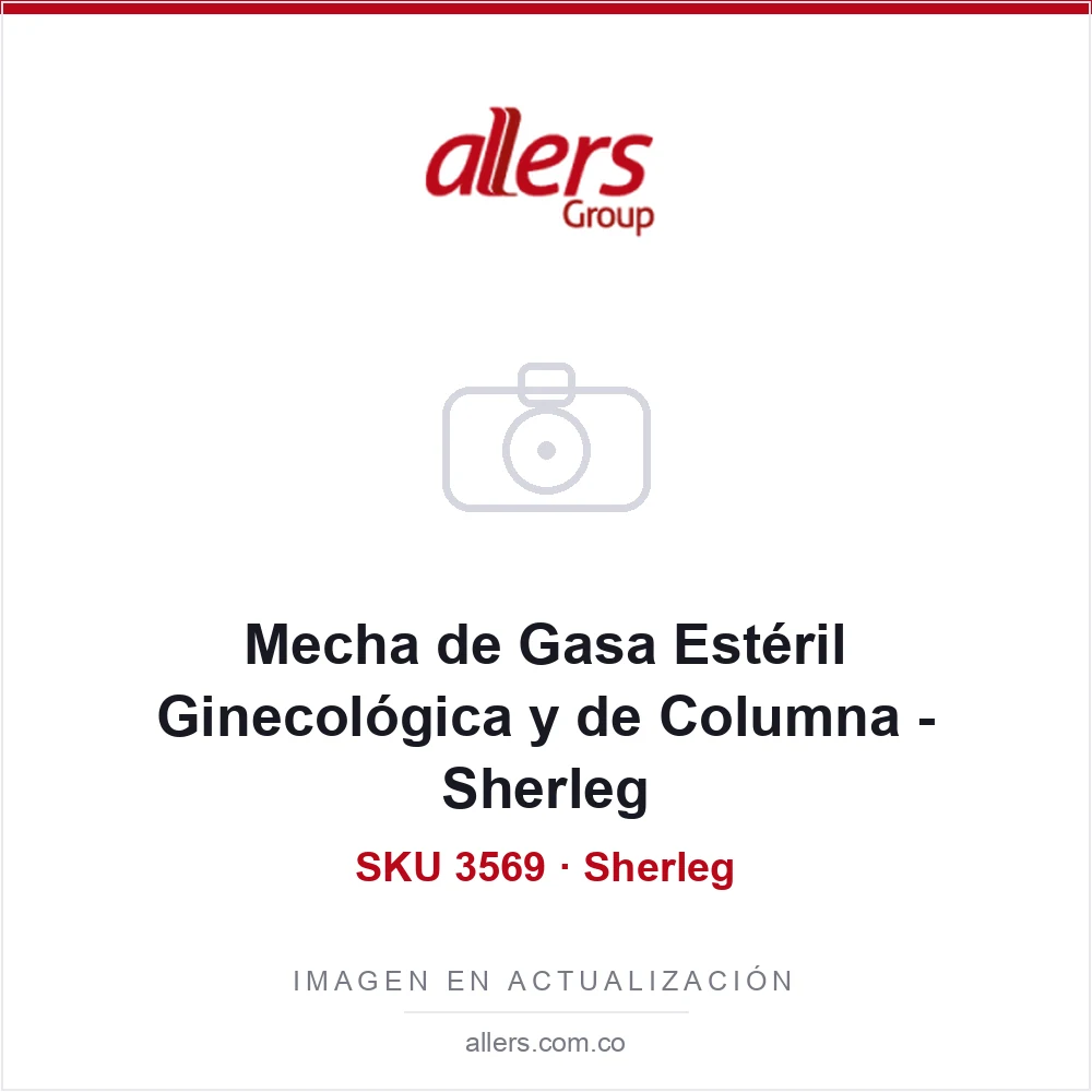 Mecha de Gasa Estéril Ginecológica y de Columna - Sherleg