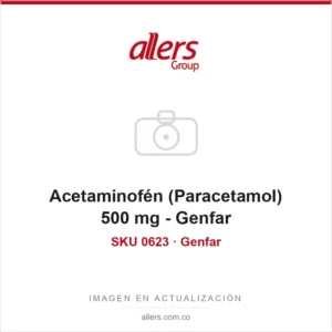 Acetaminofén (Paracetamol) 500 mg - Genfar