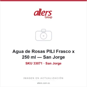Agua de Rosas PILI San Jorge