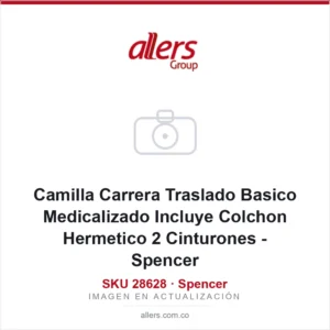 Camilla Carrera Traslado Basico Medicalizado Incluye Colchon Hermetico 2 Cinturones - Spencer