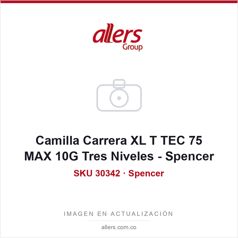 Camilla Carrera XL T TEC 75 MAX 10G Tres Niveles - Spencer