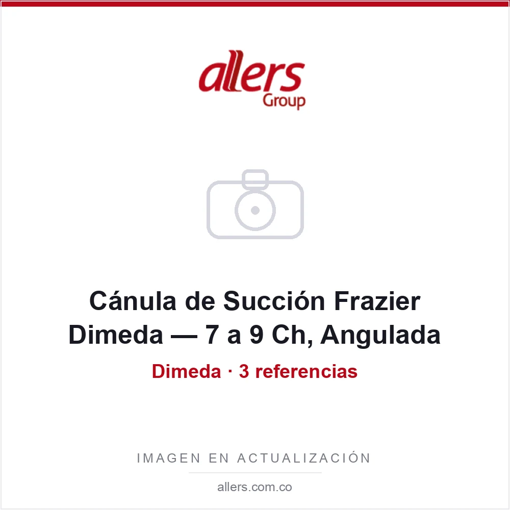 Cánula de succión Frazier angulada de la marca Dimeda