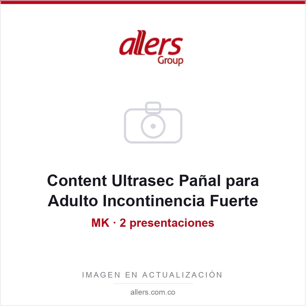 Paca de pañales para adulto Content Ultrasec con tecnología RapiSorb, tallas M y L