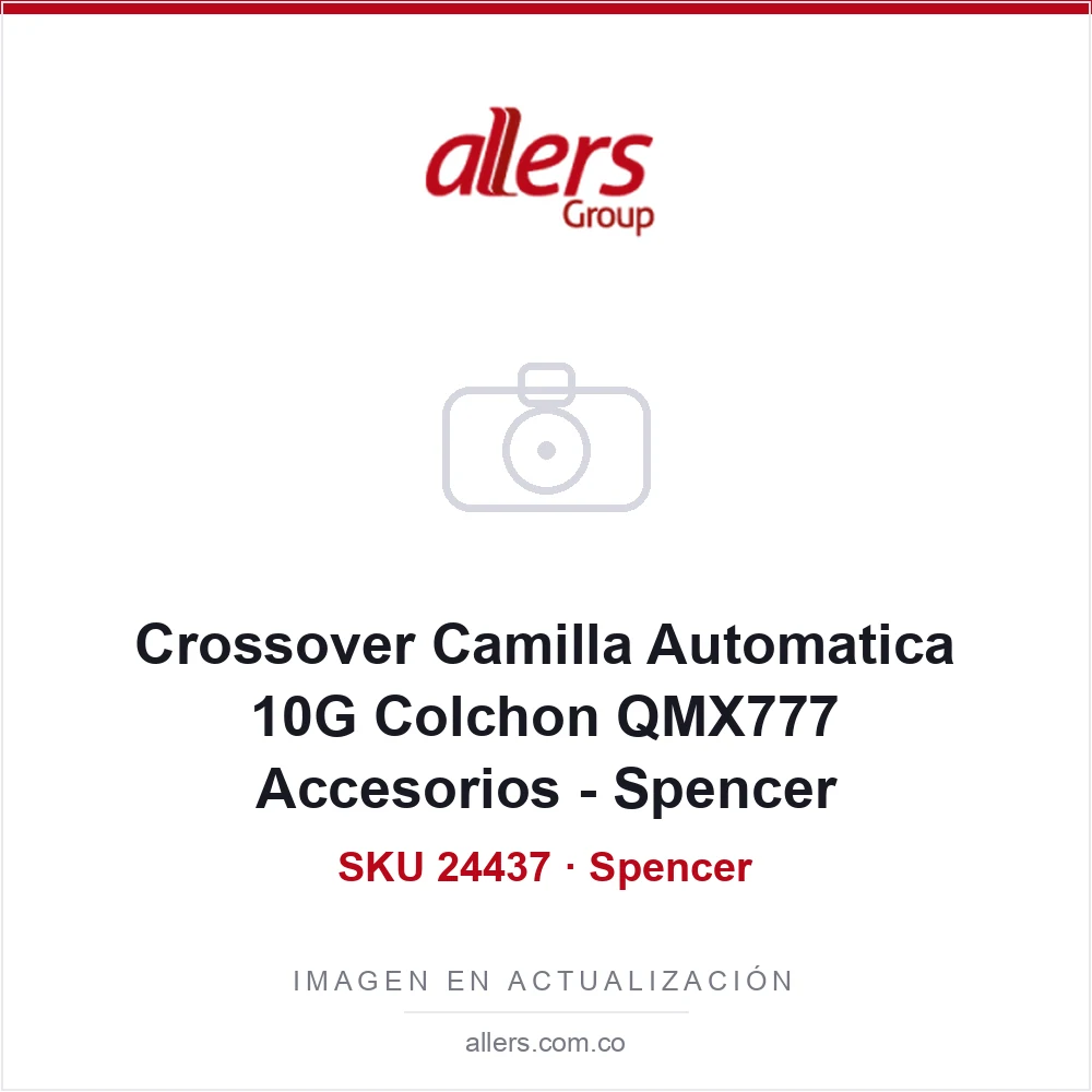 Crossover Camilla Automatica 10G Colchon QMX777 Accesorios - Spencer