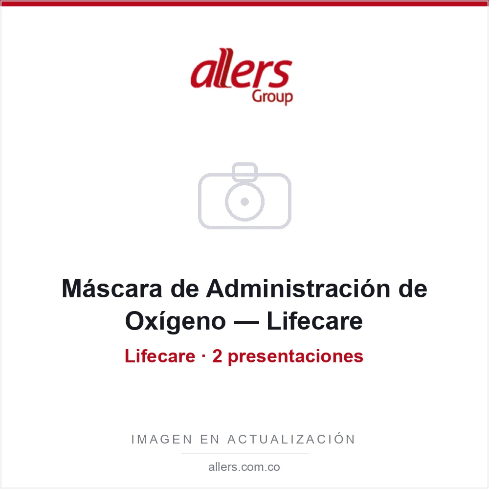 Máscara de Administración de Oxígeno — Lifecare