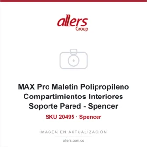 MAX Pro Maletin Polipropileno Compartimientos Interiores Soporte Pared - Spencer