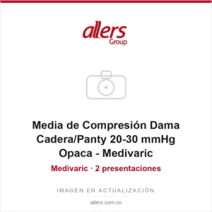 Media de Compresión Dama Cadera/Panty 20-30 mmHg Opaca Medivaric
