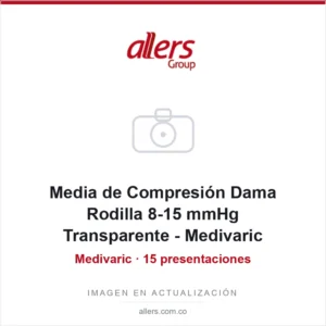 Media de Compresión Dama Rodilla 8-15 mmHg Transparente Medivaric