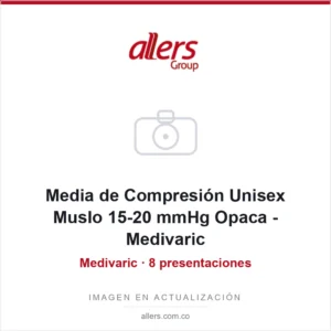 Media de Compresión Unisex Muslo 15-20 mmHg Opaca Medivaric