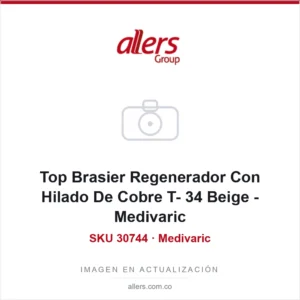 Top Brasier Regenerador Con Hilado De Cobre T- 34 Beige Medivaric