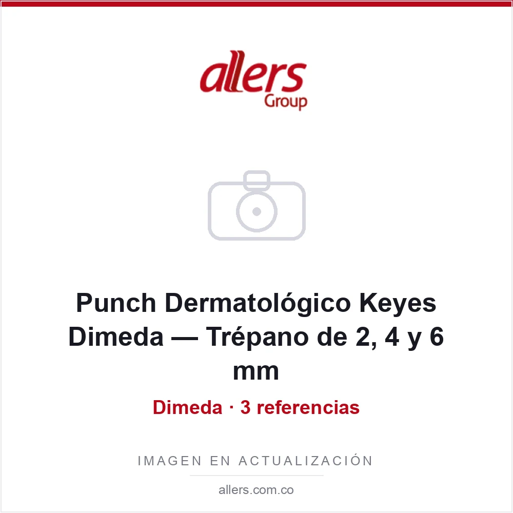 Punch dermatológico Keyes o trépano de la marca Dimeda