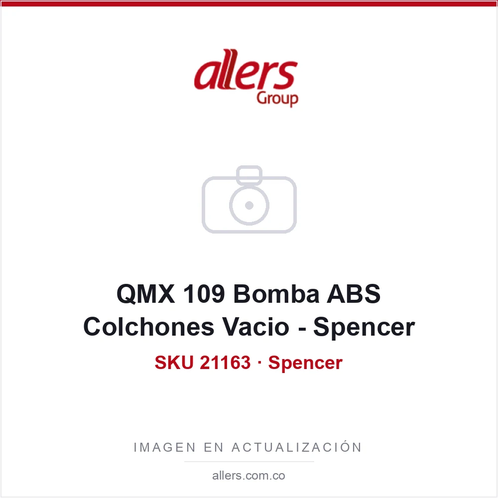 QMX 109 Bomba ABS Colchones Vacio - Spencer