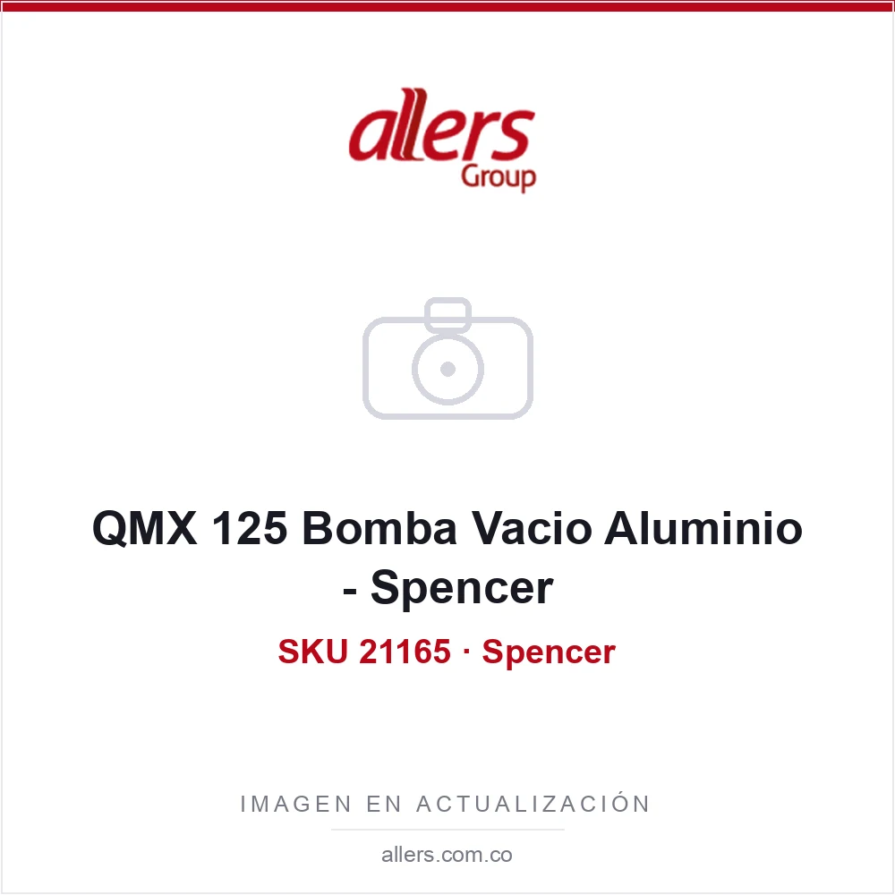 QMX 125 Bomba Vacio Aluminio - Spencer