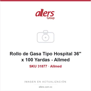 Rollo de Gasa Tipo Hospital 36" x 100 Yardas - Allmed