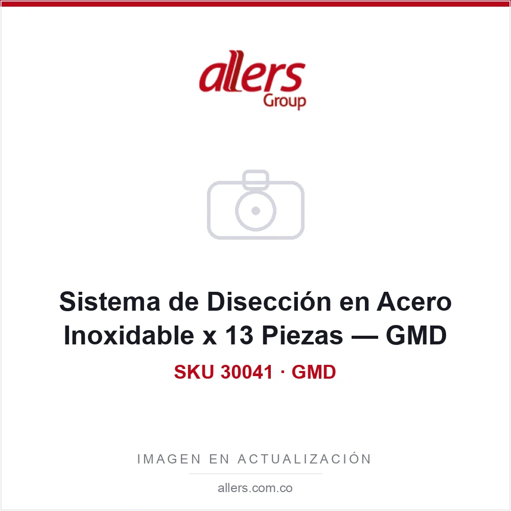 Sistema de Disección en Acero Inoxidable x 13 Piezas — GMD