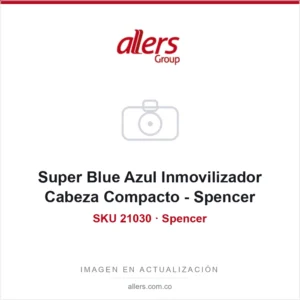 Super Blue Azul Inmovilizador Cabeza Compacto - Spencer