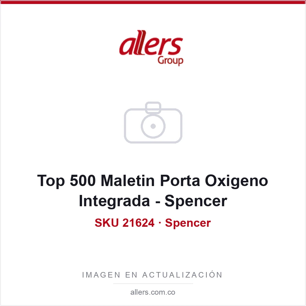 Top 500 Maletin Porta Oxigeno Integrada - Spencer