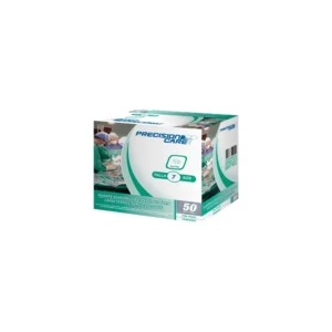 Par de guantes quirúrgicos estériles de látex Precision Care en color natural