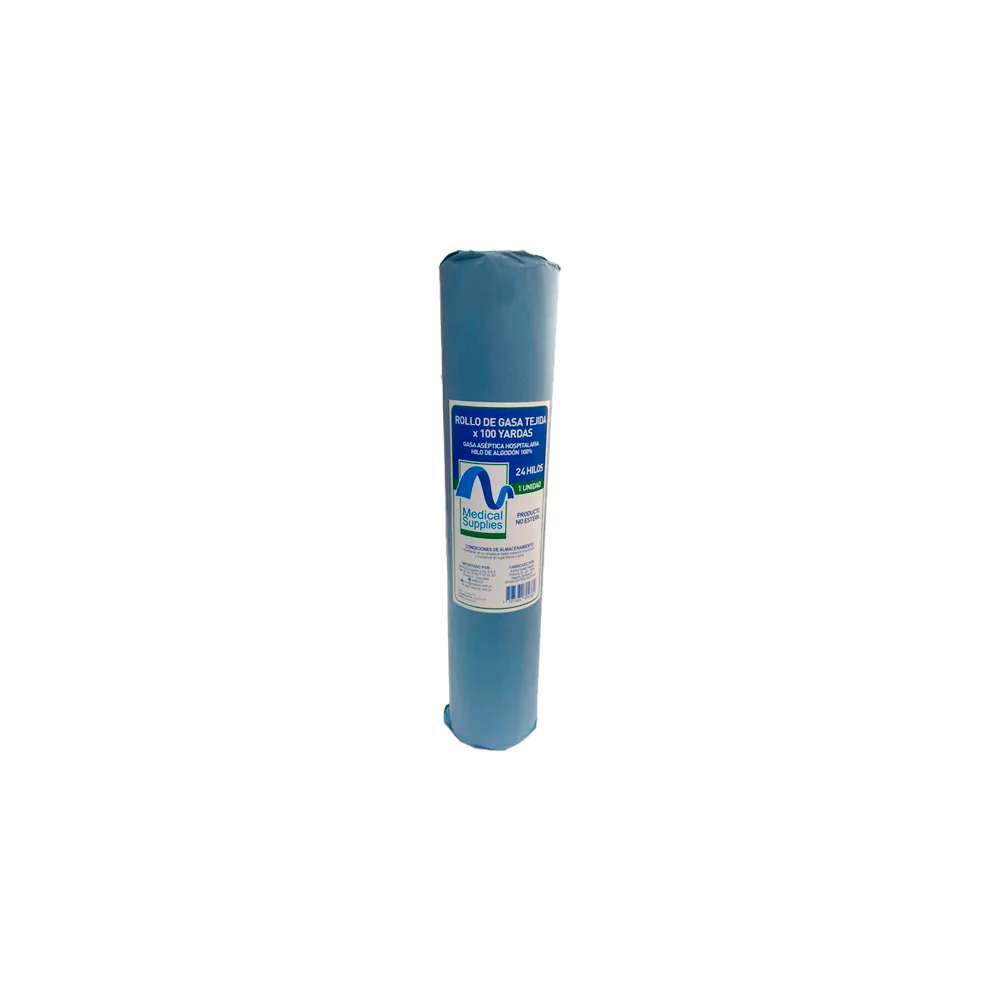 Rollo de Gasa Tipo Hospital x 100 Yardas 24 hilos — Medical Supplies