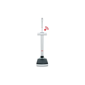 Báscula digital de columna Seca 703 de alta capacidad con transmisión inalámbrica Seca 360