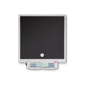 Báscula digital de piso Seca 874 con doble pantalla, vista frontal