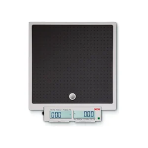 Báscula digital de piso Seca 878 Clase III con doble pantalla, vista frontal