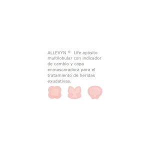 Apósito de espuma multicapa Allevyn Life de Smith & Nephew con borde de silicona